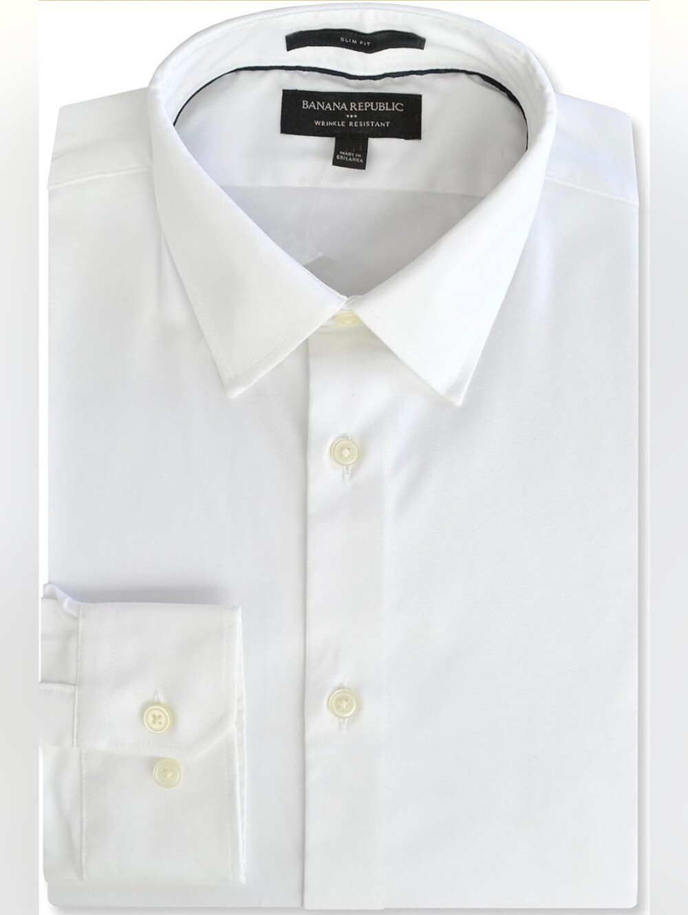 Banana Republic White Men’s Dress Shirt